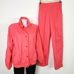 Sunice St. Jovite Performance Wear Set jacket pant coral wind/waterproof